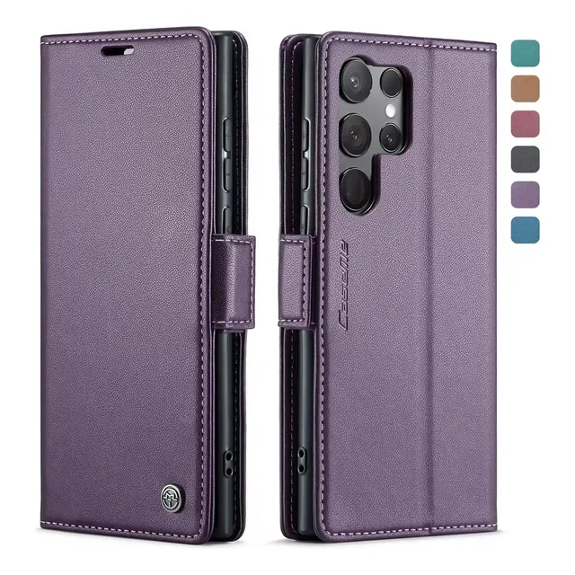 Funda Caseme Leather Cuero Para Samsung S25 Ultra Colores