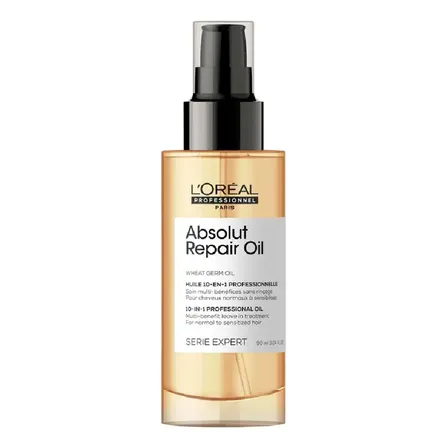 Loreal Absolut Repair Gold Quinoa Óleo Capilar 90ml Frasco