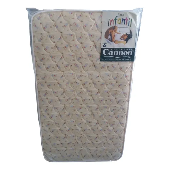 Colchón Cuna De Espuma Cannon Espuma Infantil 60cm X 120cm X 10cm