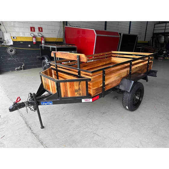 Carretinha Fazendinha 2.00 X 1.20 X 0.40 Com Caixinha - 0km