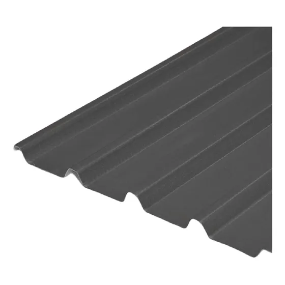 Chapa Trapezoidal Cal. 24 Omega Gris Pizarra - 2,44 X 1,14m