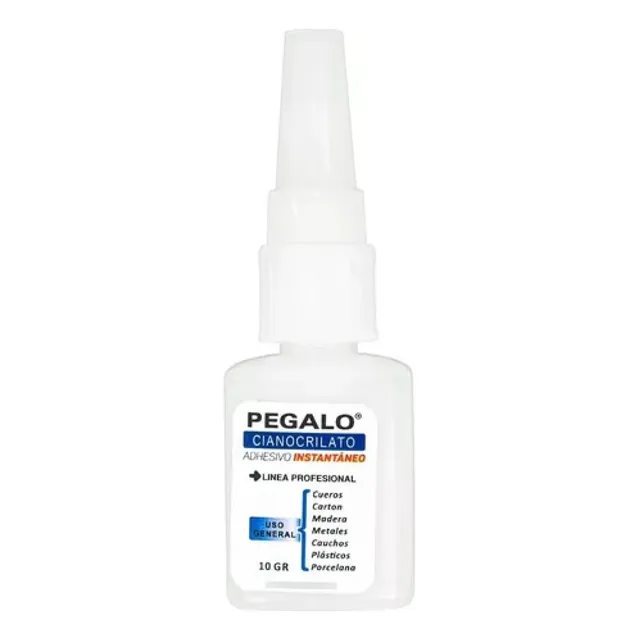 Adhesivo Cianocrilato Instantáneo Pegalo 10gr Profesional