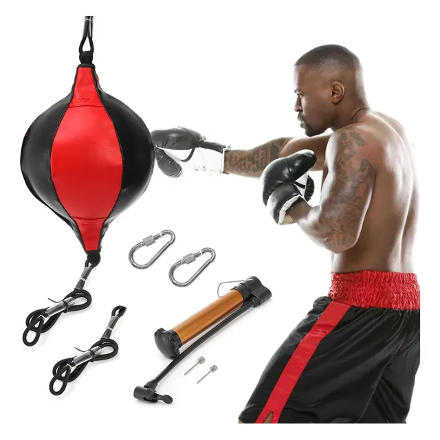 8 Bolsa Doble Extremo Pelota Boxeo Piel Sintetica Casa