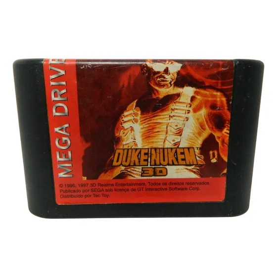 Duke Nukem 3d Original Tectoy Mega Drive - Loja Fisica Rj