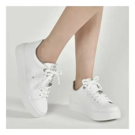 Tênis Via Marte Feminino Flatform Pingente Napa 138-005-01