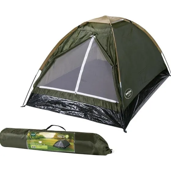 Barraca Acampamento Mor Iglu 2 Camping 2 Pessoas Verde