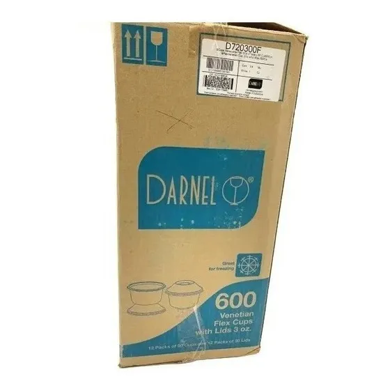 600 Copa Veneciana Flex C/tapa 3oz Darnel D720300f 5973 Xavi