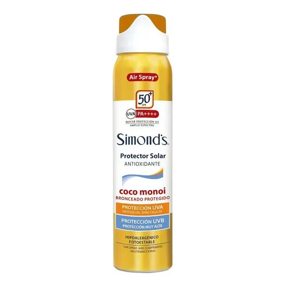 Solar Spf50 Coco Monoi Protector Air Spray, 75 Ml Simonds