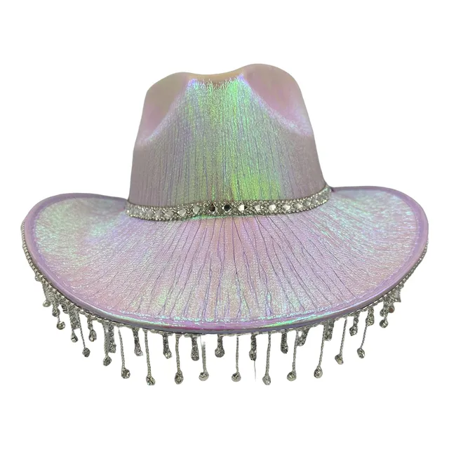 Sombrero Vaquero Brillantes Estilo Karol G Moda Tendencia