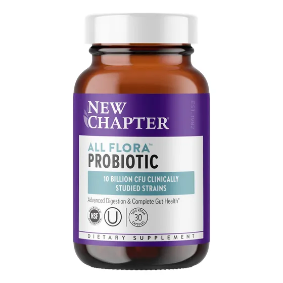 Suplemento New Chapter Probiotic All-flora 30 Comprimidos