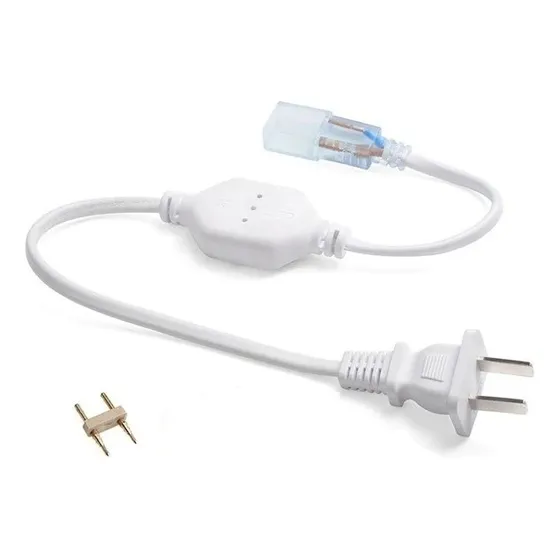 Cable Conector De Alimentación De Neon Flex Led