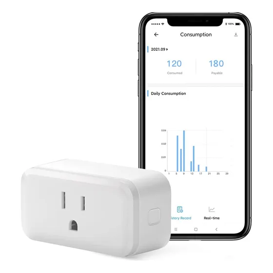 Sonoff S40 Wifi Smart Plug Con Monitoreo De Energía, Enchufe