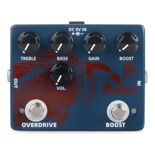 Pedal De Efeitos De Guitarra Caline Dcp-07 Brigade Dual Over
