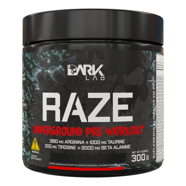 Pre Treino Raze Melancia 300g Dark Lab Pre Treino Raze Melancia 300g Dark Lab