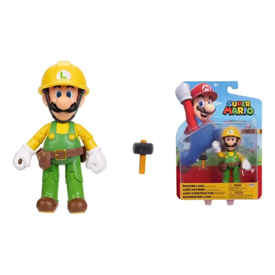  Super Mario Muñeco Juguete Nintendo Luigi Builder Figura