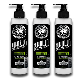 3 Gel Shaving Afeitado Bergamota Platinium 500ml 3 Gel Shaving Afeitado Bergamota Platinium 500ml