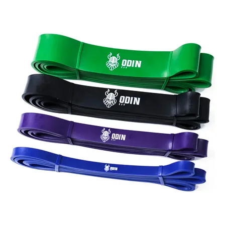 Kit Super Band 4 Intensidades Odin Fit Elasticos Power Band Treino