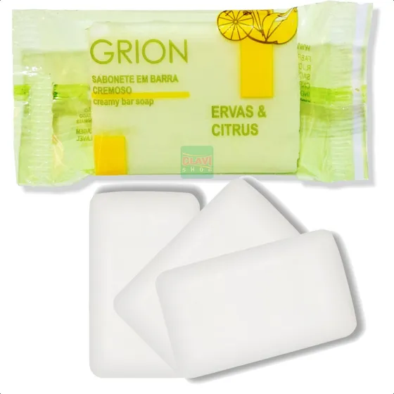 500 Mini Sabonete 15g Ervas E Citrus Hotel Pousada Doação