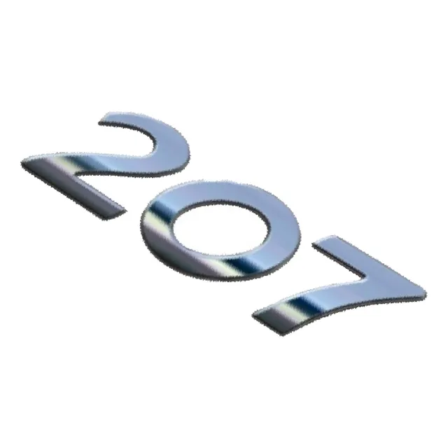 Monograma Emblema 207 100% Original Para Peugeot 207 Compact