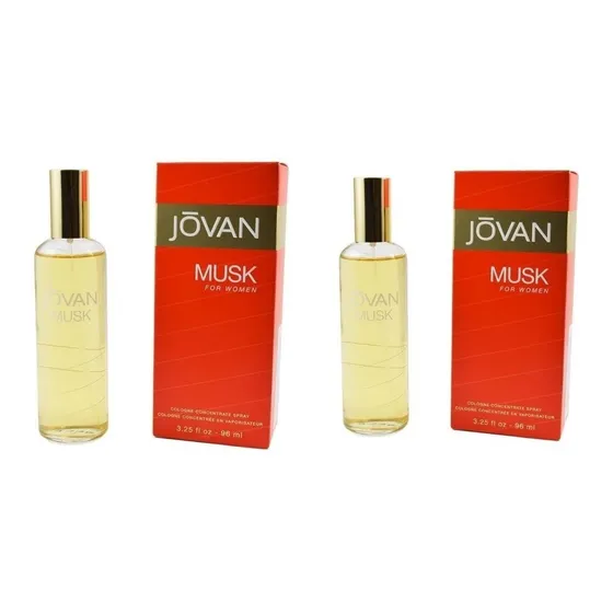 Paquete 2x1 Perfume Musk Jovan Mujer Cologne 96ml Dama