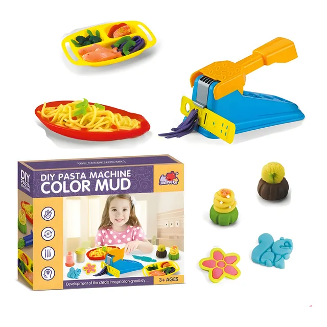 Juego De Masas Fábrica De Pastas Niño Plastilna Masa Moldear