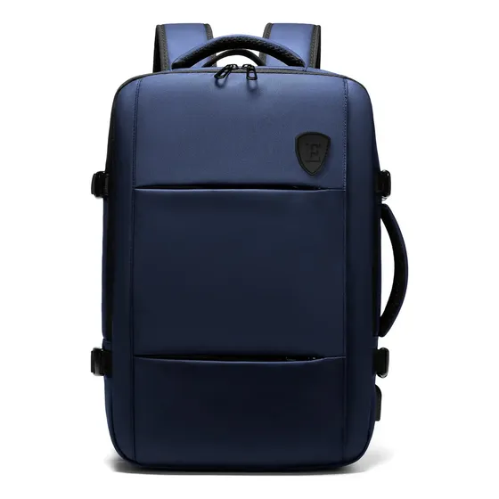 Mochila Para Viaje Impermeable Expandible 29l - 39l | Ebrand Color Azul Oscuro Diseño De La Tela Liso | Cuotas sin interés