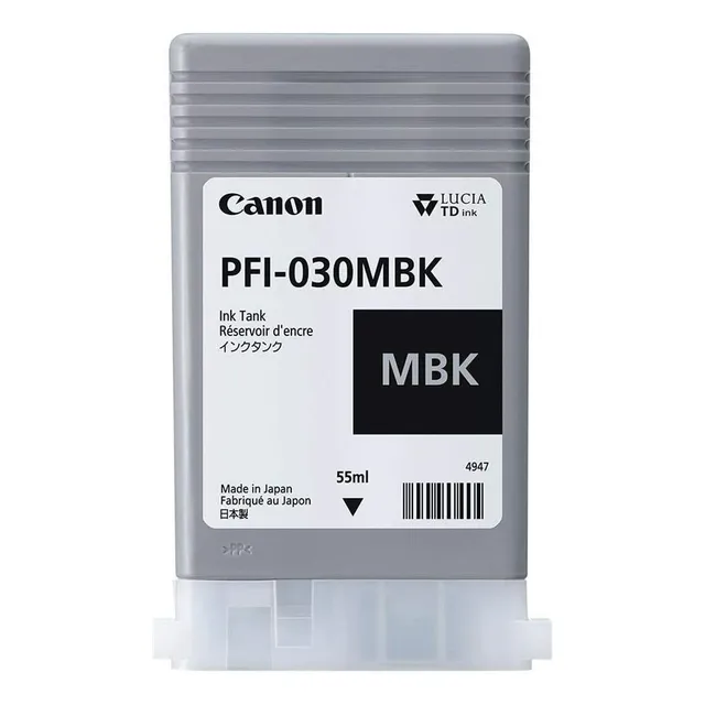 Canon Serie Ta Tinta Negro Mate Pigmentada Pfi-030mbk 55 Ml