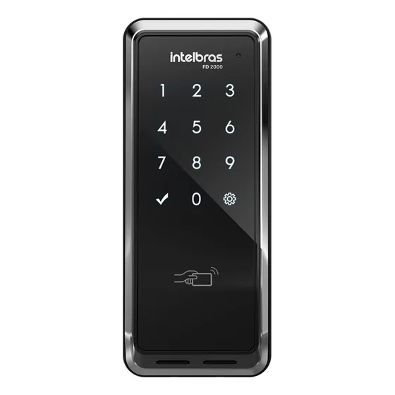 Fechadura Digital Intelbras Fd 2000 Sobrepor Senha/chaveiro