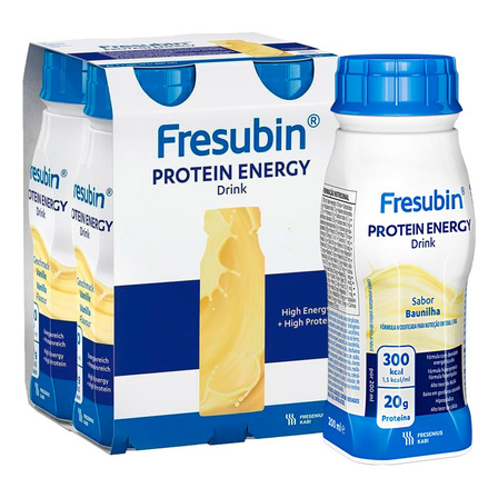 Fresubin Protein Energy Drink Baunilha 200ml - 4 Unidades Fresubin Protein Energy Drink Baunilha 200ml - 4 Unidades