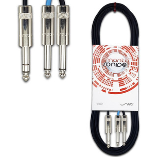Cable Audio Plug Trs Stereo A 2 Plug Mono Ts 10 Mts Neutrik Cable Audio Plug Trs Stereo A 2 Plug Mono Ts 10 Mts Neutrik