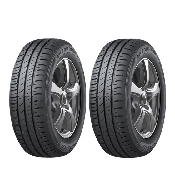 Kit 02 Pneus 185/70 R13 Dunlop Sp Touring R1 86t