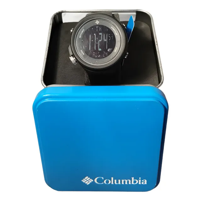 Reloj Columbia Ct006-002 Raveno Negro Original Nuevo