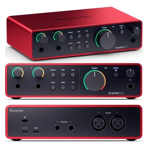 箱無し　Focusrite Scarlett 2i2 2nd Gen 本体 Focusrite Scarlett 2i2 2nd Gen Interface De Áudio 2 Geração