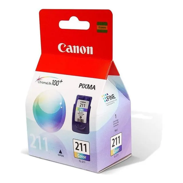 Cartucho De Tinta Canon Cl-211 Color Para Mp230/250