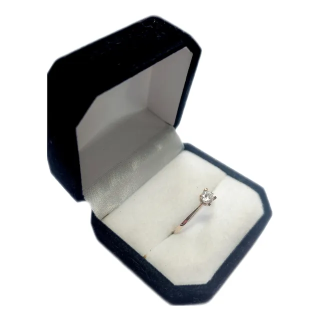 Anillo De Compromiso De Oro 9k Cod. No8