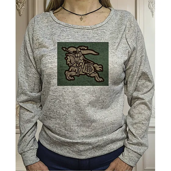 Buzo Lanilla Caballero Medieval Marron Jinete