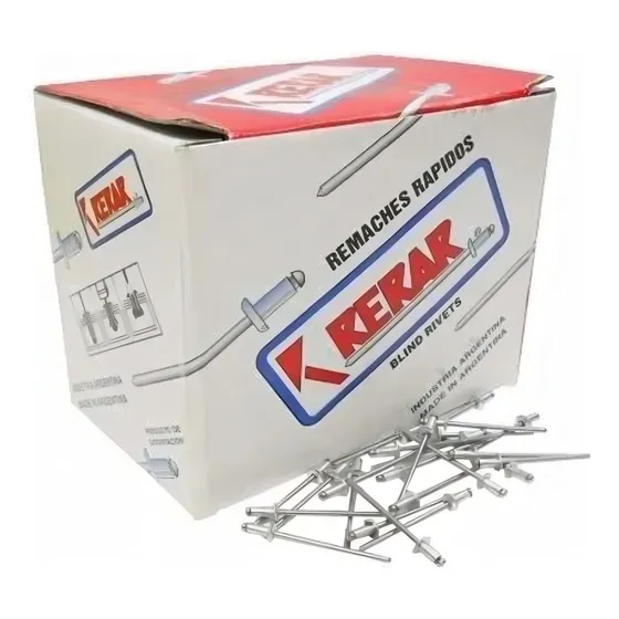 Remache De Aluminio Pop Rápidos 4 X 8 Mm Rerar