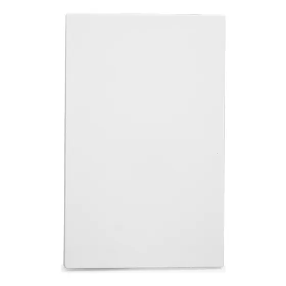 Placa Luxury Apagador De 1 Interruptor 3 Vias 90- 277vca Color Blanco 74x112mm Skin Feel Apl-701 Ar7 Lite