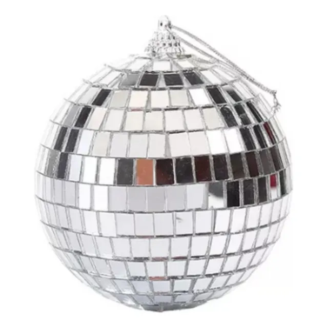 Bola Discoteca Fiesta Vidrio Espejo 6cm Decoración 