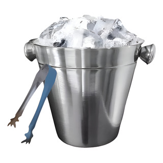 Hielera Mesa 1.4 Litros Con Pinza Acero Inoxidable 6 Pz Hielera Mesa 1.4 Litros Con Pinza Acero Inoxidable 6 Pz
