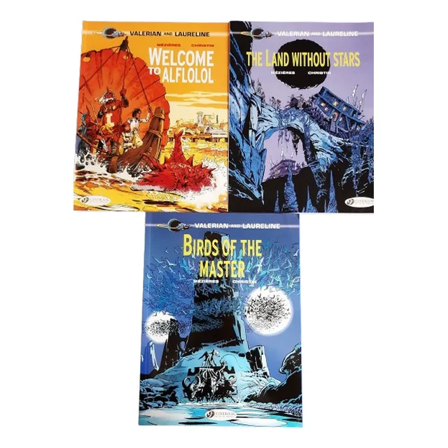 Set De 3 Comic En Ingles Valerian & Laureline Ed Uk