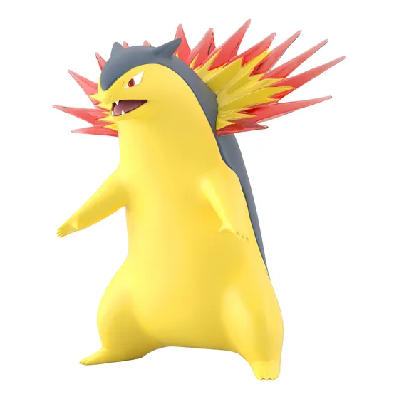 Pokemon Scale World  Typhlosion Caja Bandai Shokugan Japon