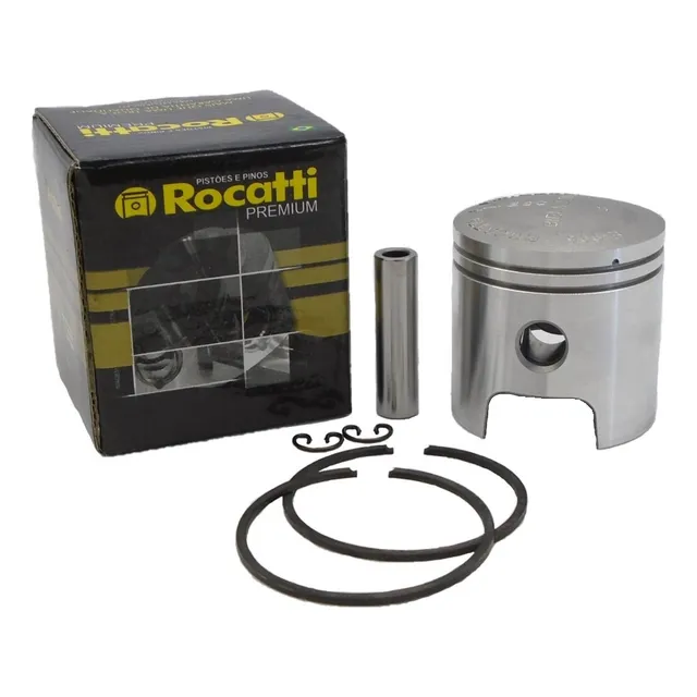 Pistão Completo Com Anéis Moskito 80cc Biela Alta Rocatti 