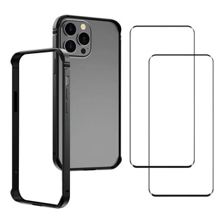 Funda Marco Metal Para 15 Pro Max 14 13 12 11- Funda Marco Metal Para 15 Pro Max 14 13 12 11-