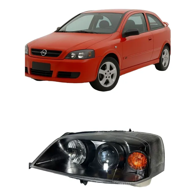 Par Farol Dianteiro Astra 2007 2008 2009 2010 Máscara Negra