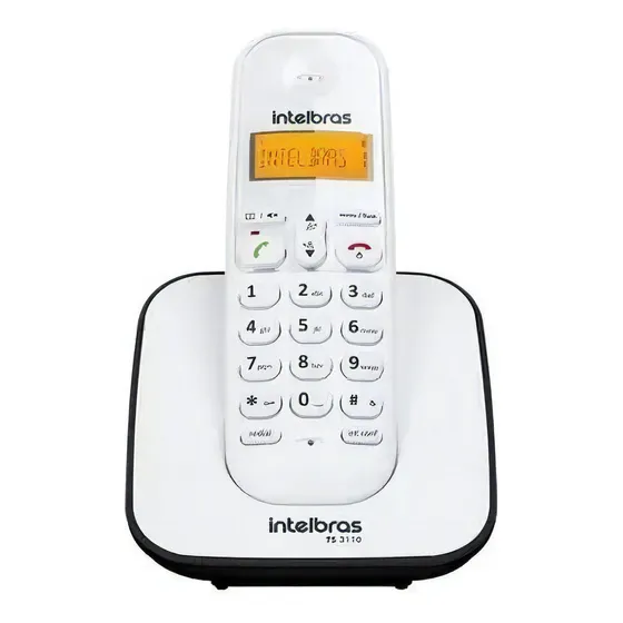 Telefone Sem Fio Intelbras TS 3110 Branco
