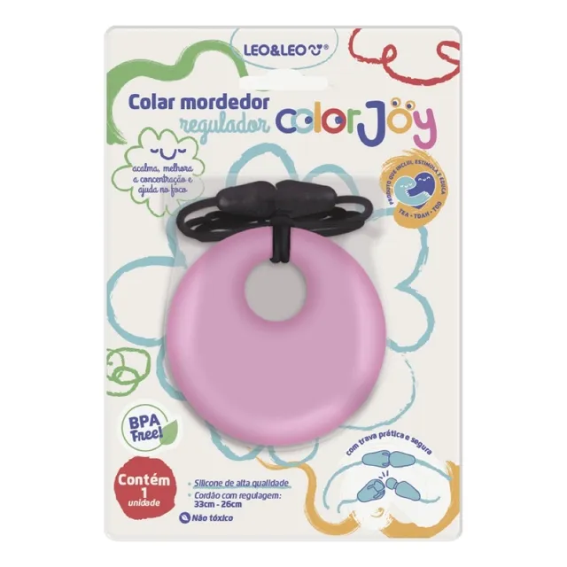 Colar Mordedor Sensorial De Silicone P/ Autismo E Ansiedade