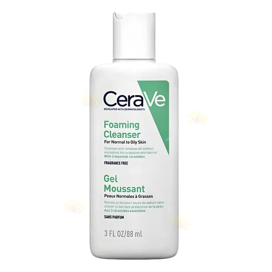 Cerave Foaming Cleanser 3oz Normal A Grasa