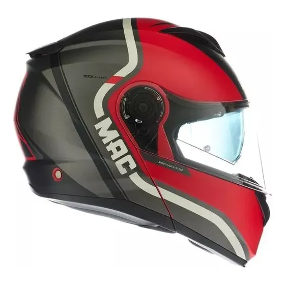 Casco Moto Rebatible Mac Rock 908 Albarn - Fas Motos