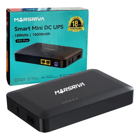 Mini Ups Poe Kp 2 Antena Wifi Modem Router Fibra 18w Interne